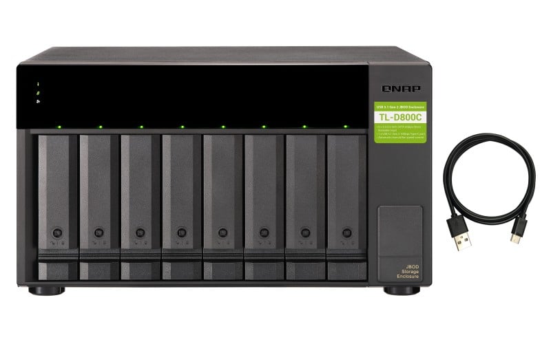 Desktop 8Bay JBOD Expansion unit USB-C
