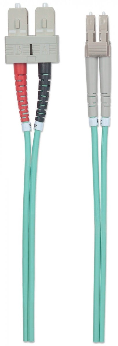 Intellinet LC/SC, 50/125 µm câble de fibre optique 20 m OM4 Violet