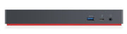 Lenovo 40AN0135EU station d'accueil Avec fil Thunderbolt 3 Noir, Rouge
