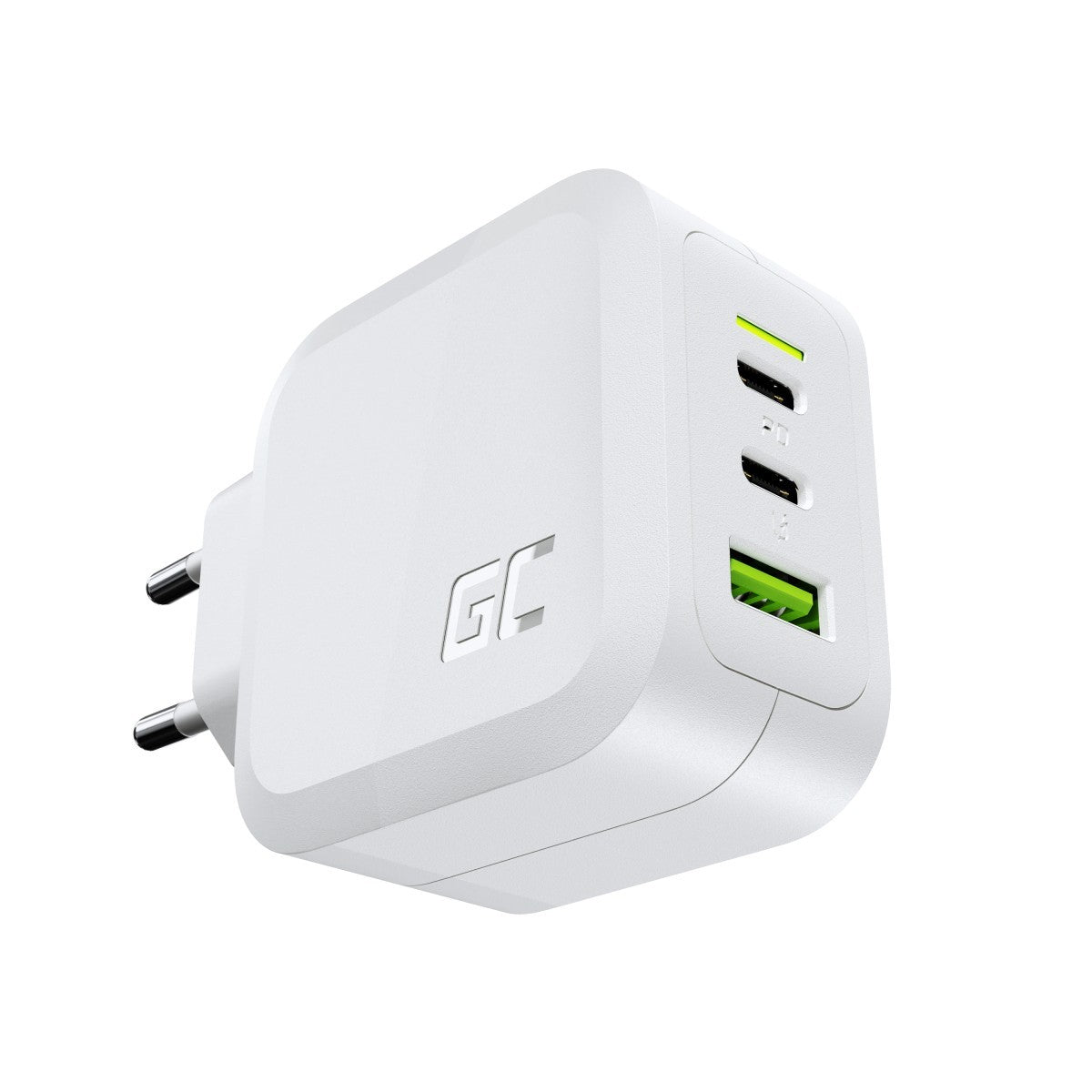Green Cell 2x USB-C 1x USB-A 65W GuN biala