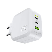 Green Cell 2x USB-C 1x USB-A 65W GuN biala