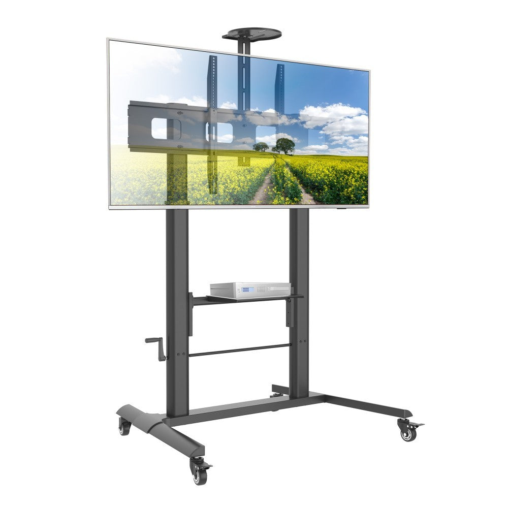 "Techly ICA-TR230 Support TV mobile 52-110"" 120kg Réglage de hauteur fluide"