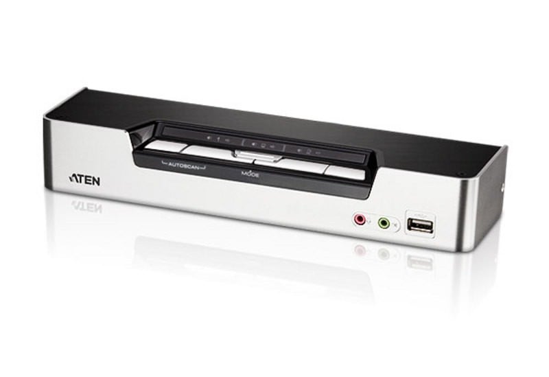 ATEN CS1794-AT-G commutateur écran, clavier et souris Noir