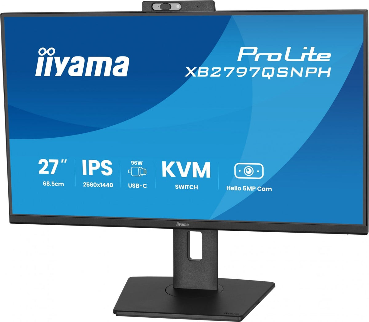 27""W LCD Business QHD IPS USB-C Doc
