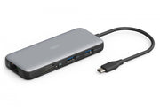 Station d'accueil USB-C 7 ports, max. 4K/60Hz avec HDR, HDMI, USB-A 3.2 Gen2, Ethernet Gigabit, SD/Micro SD, PD 100W