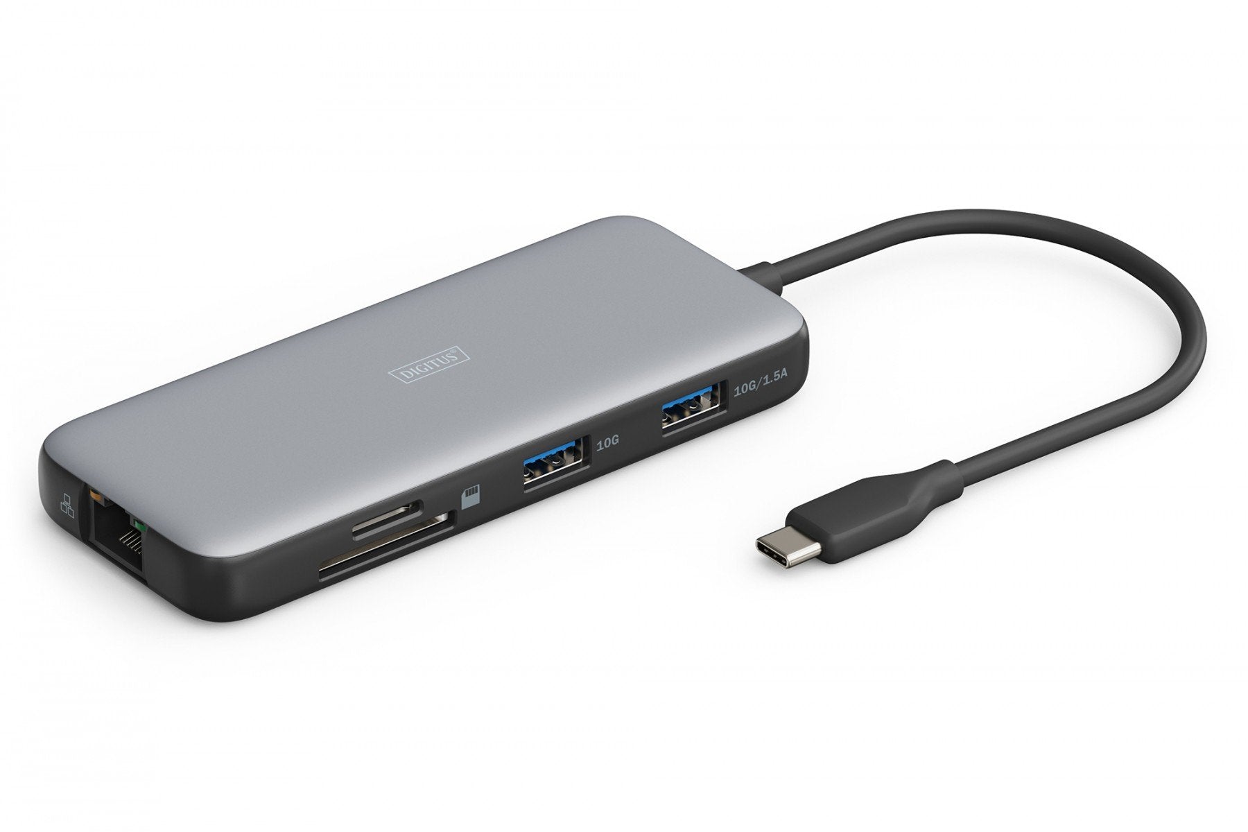 Station d'accueil USB-C 7 ports, max. 4K/60Hz avec HDR, HDMI, USB-A 3.2 Gen2, Ethernet Gigabit, SD/Micro SD, PD 100W