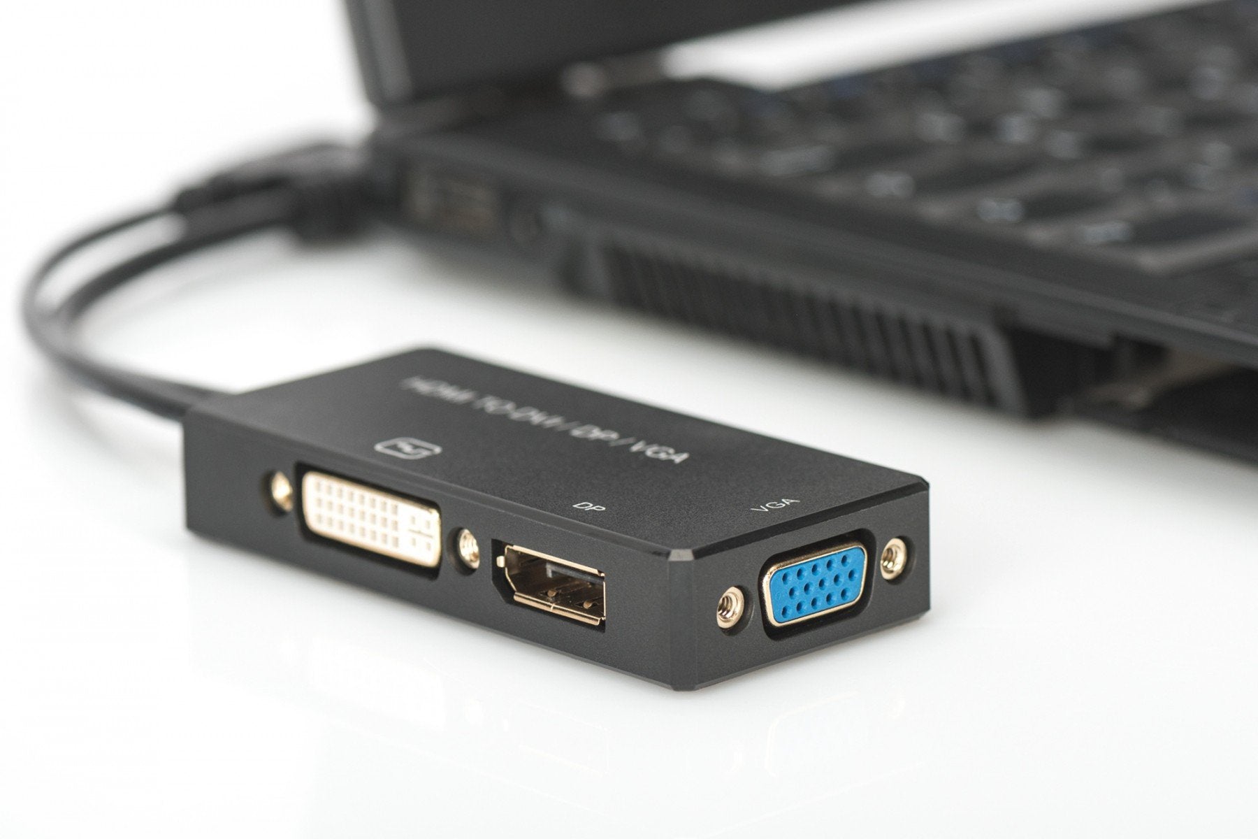 Digitus AK-330403-002-S câble vidéo et adaptateur 0,2 m HDMI Type A (Standard) DVI-D Noir