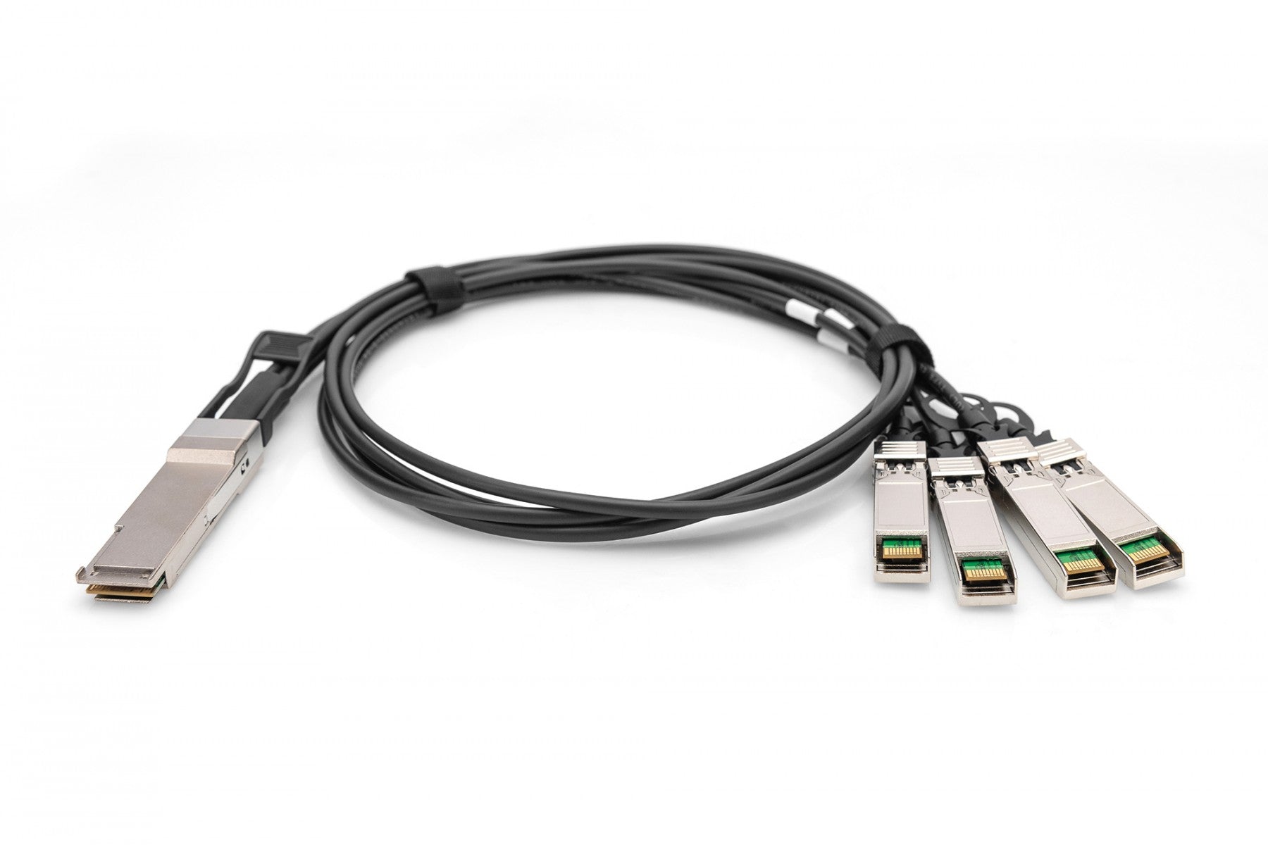 Digitus DN-81325 câble InfiniBand et a fibres optiques SFP+ 4x QSFP+ Noir