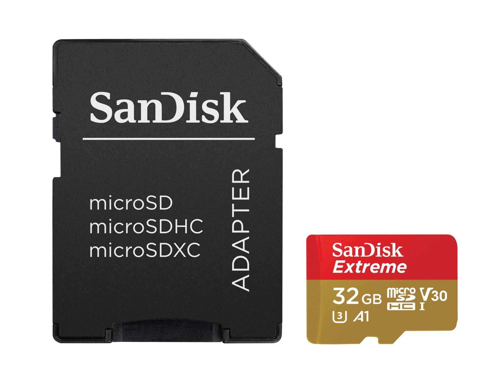 Extreme microSDHC 32GB+SD Adap+RescPro