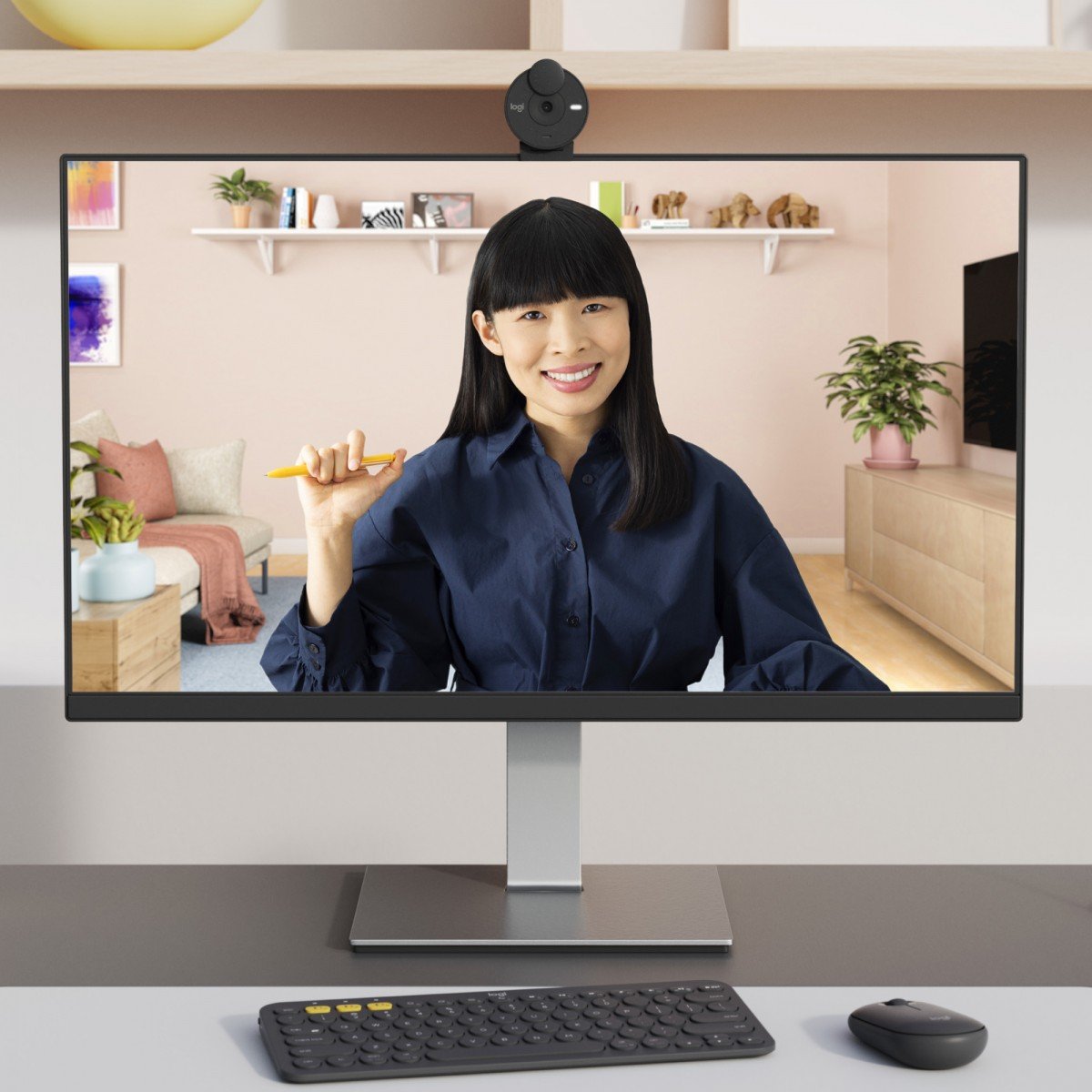 LOGITECH BRIO 305 Webcam colour 2 MP 1920 x 1080 720p 1080p audio USB-C