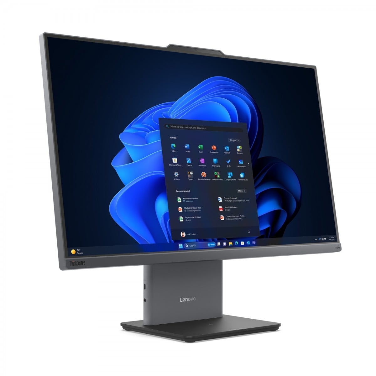 "Lenovo ThinkCentre neo 50a 27 Gen 5 Intel® Core™ i5 i5-13420H 68,6 cm (27"") 1920 x 1080 pixels PC All-in-One 16 Go DDR5-SDRAM 512 Go SSD Windows 11 Pro Wi-Fi 6 "