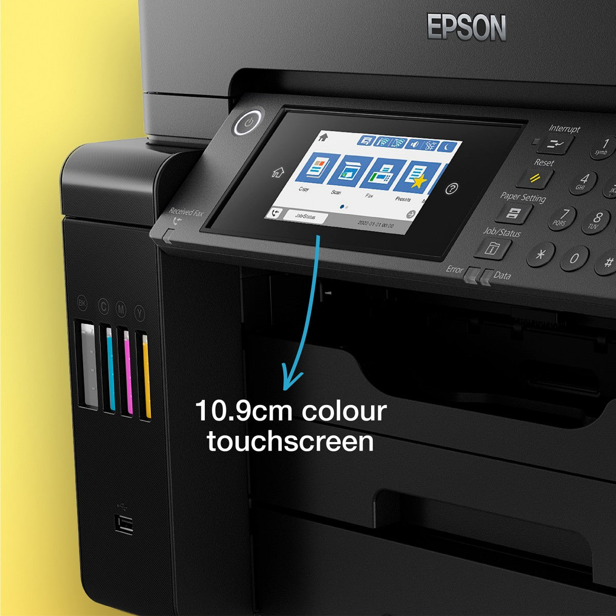 EPSON EcoTank ET-16605 MFP colour inkjet ITS A3 25ppm Print 550sheets USB LAN Wi-Fi Black