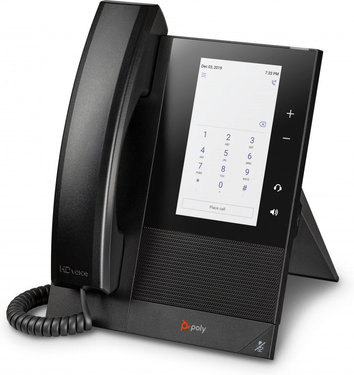 HP Poly CCX 400 Business Media Phone for Microsoft Teams and PoE-enabled téléphone fixe Noir 24 lignes LCD