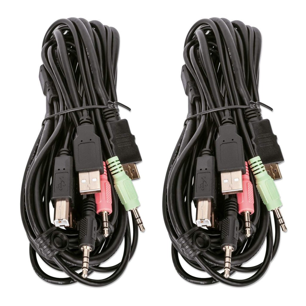 Manhattan 153522 Commutateur KVM 2/1 USB HDMI 4K