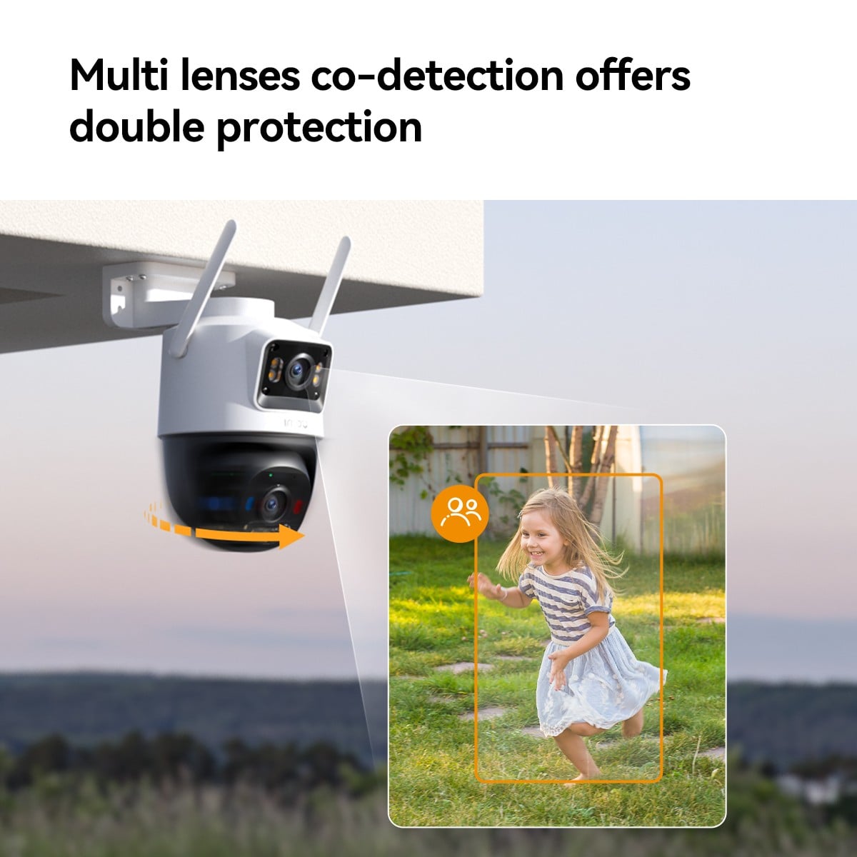 Imou IPC-S7XCP-6M1TED-EU Cruiser Dual 2C 4G Caméra IP PTZ extérieure 6 MP