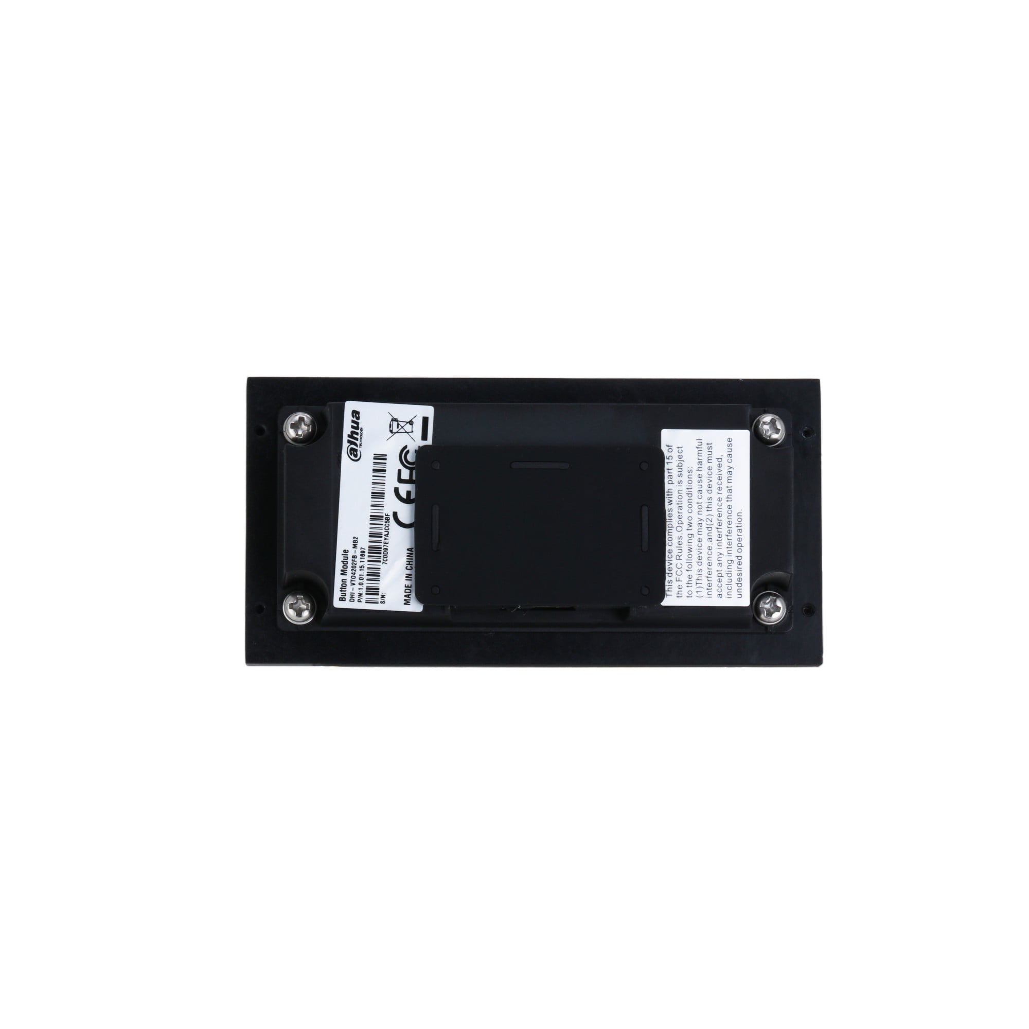Dahua VTO4202FB-MB1 Module avec 1 bouton d'appel mécanique