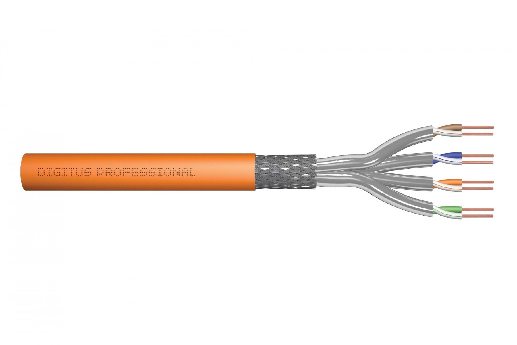 Digitus DK-1743-VH-1 câble de réseau Orange Cat7 S/FTP (S-STP)