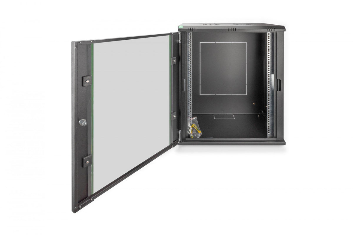 Digitus DN-19 16-U-EC-SW étagere 16U Rack monté sur le mur Noir