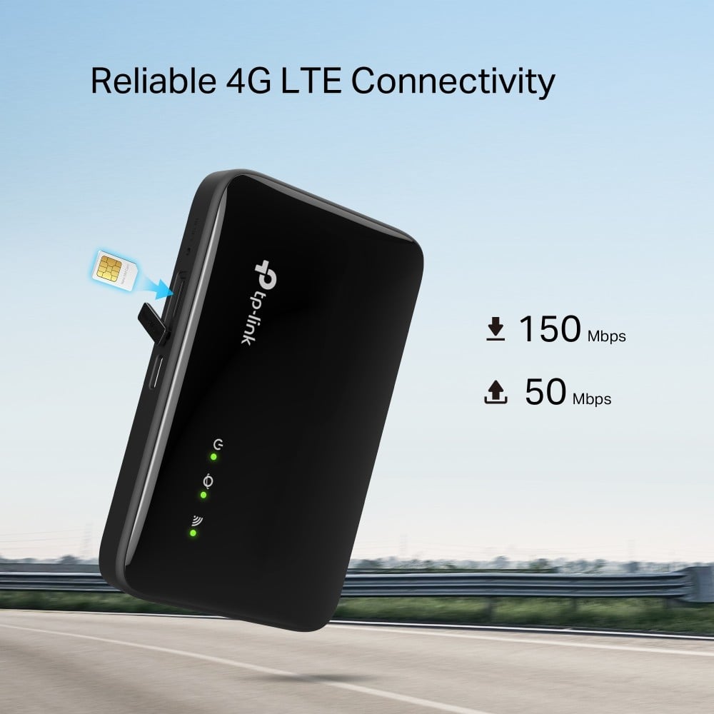 TP-Link M7005 routeur sans fil Monobande (2,4 GHz) 4G Noir
