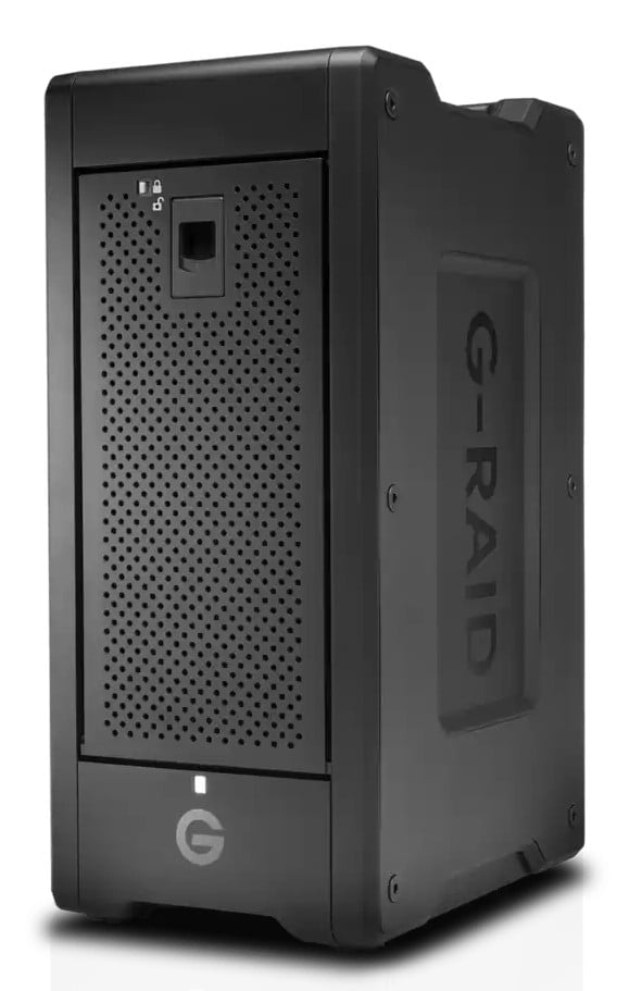 SANDISK Professional G-RAID Shuttle 8 96To 3.5p Thunderbolt 3 1900Mo/s USB-C Transportable 8-bay External Hard Drive