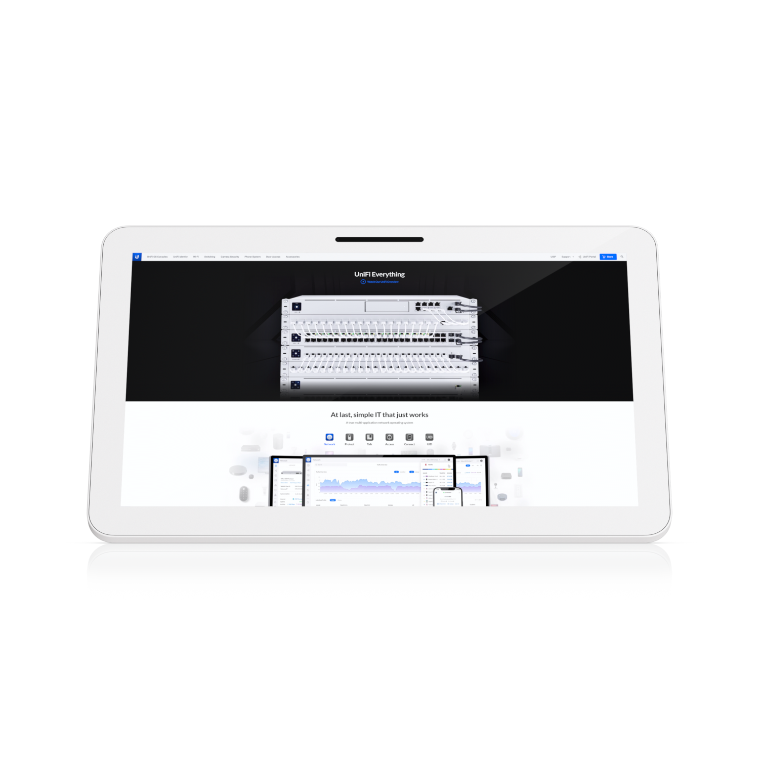 "Ubiquiti UC-Display Écran tactile géré POE 21"" UniFi Connect"