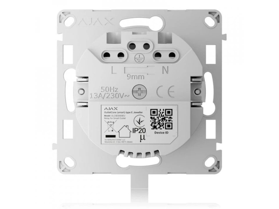 Ajax Systems 72570.165.WH1 OutletCore (intelligent) [type E]