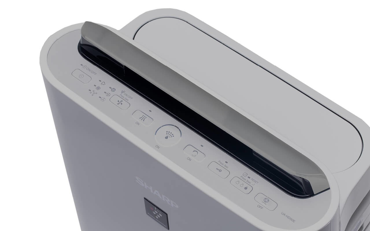 Sharp Home Appliances UA-HD50E-L purificateur d'air 38 m2 55 dB 54 W Gris