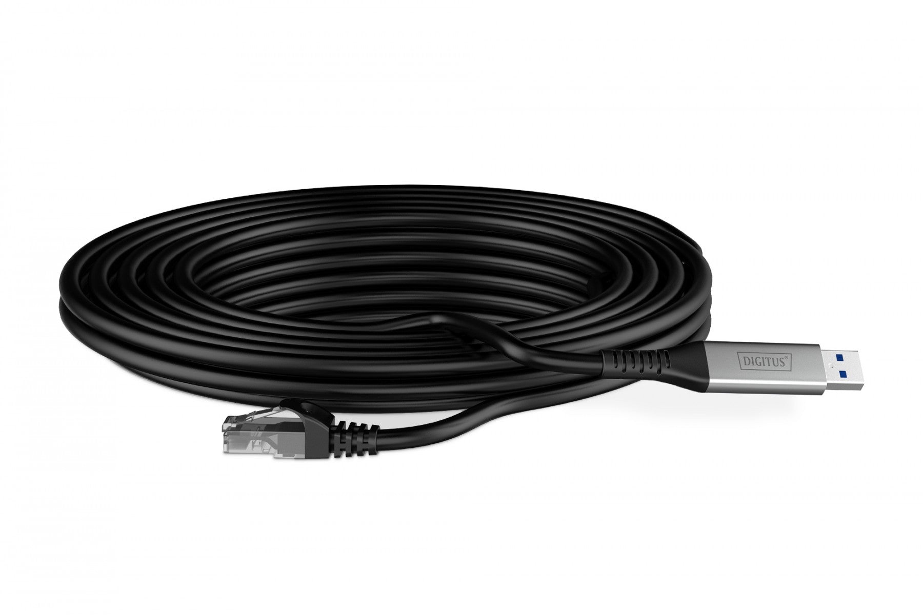 Câble adaptateur USB-A vers RJ45, Cat. 6A S/FTP, 1 Gbit/s, USB 3.2 Gen1, LSZH, 2 m