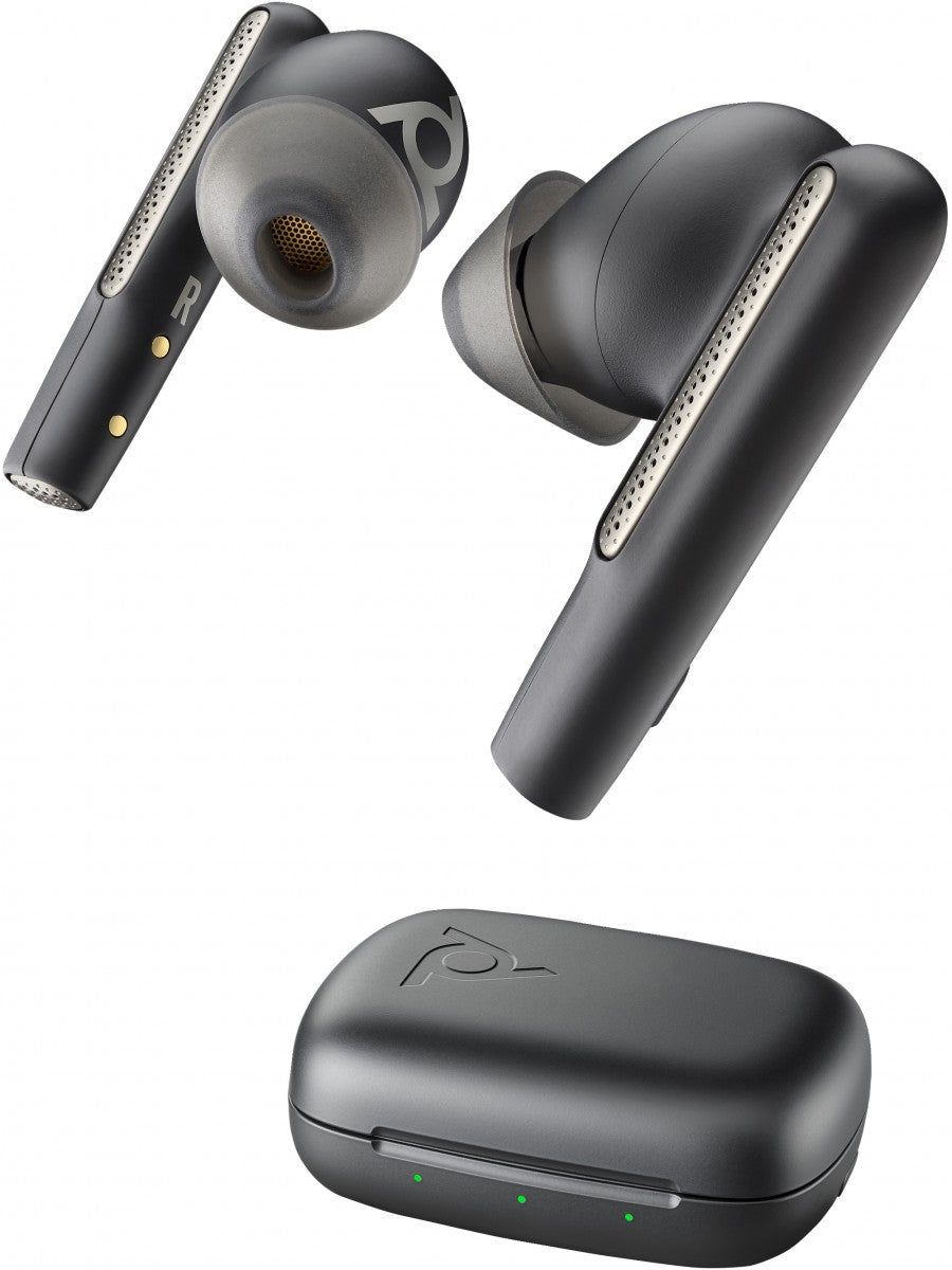 HP Poly Voyager Free 60 UC Carbon Black Earbuds +BT700 USB-C Adapter +Basic Charge Case Casque Sans fil Ecouteurs Appels/Musique USB Type-C Bluetooth