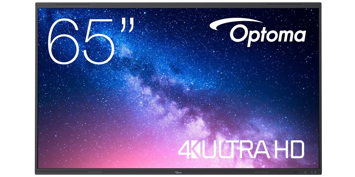 OPTOMA 5653RK 65p 400cd/m2 UHD Interactive 4K Multi-Touch-Display Android 13 Integrated Google Play Store