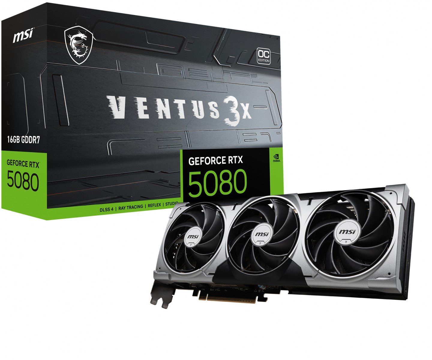 MSI GeForce RTX 5080 16G VENTUS 3X OC DLSS 4
