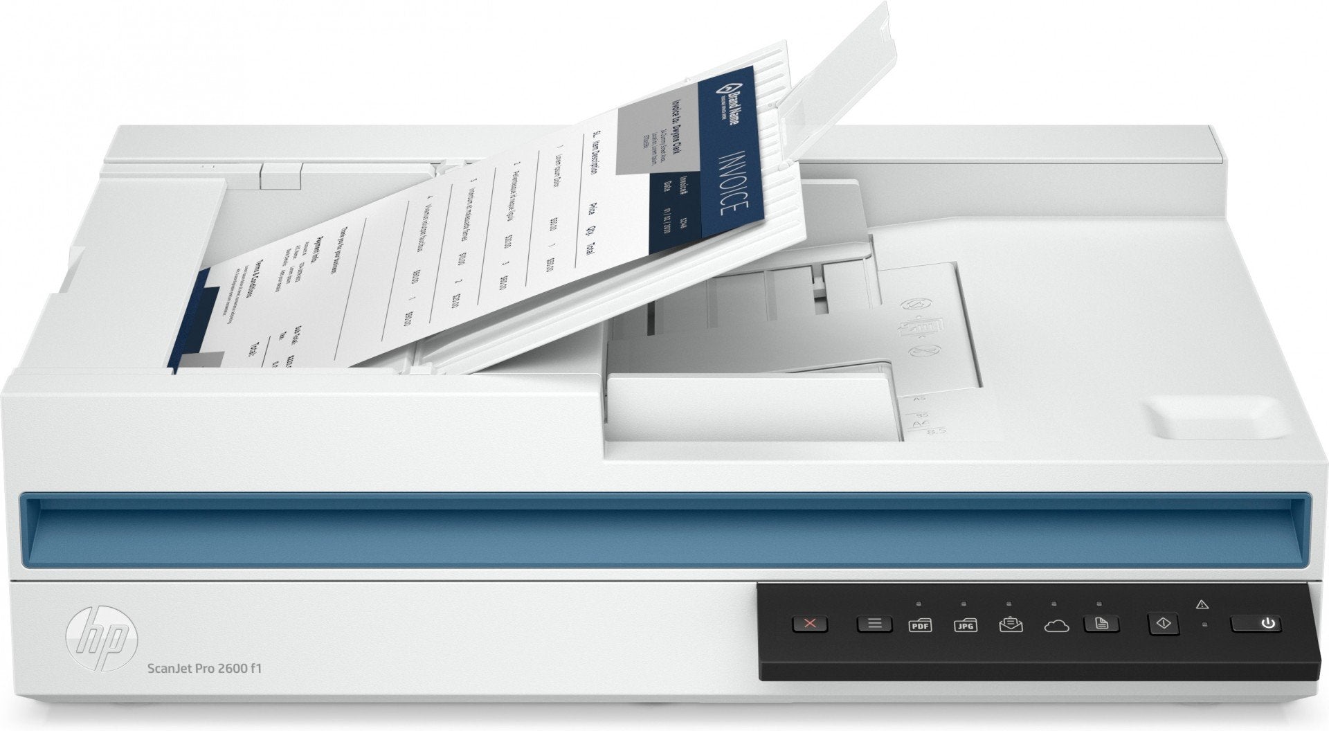 HP Scanjet Pro 2600 f1 Document scanner CMOS CIS Duplex A4 1200dpix1200dpi 25ppm mono 25ppm colour ADF 60sheets 1500scans USB