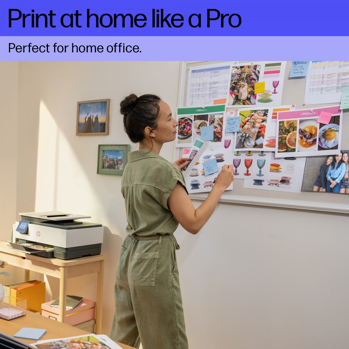 HP Officejet Pro 8125e All-in-One MFP colour inkjet A4 12ppm Copy 20ppm Print 225sheets USB Wi-Fi LAN dark surf blue