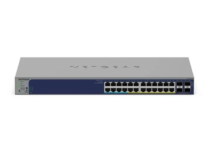 NETGEAR 24P GE POE++ Smart Switch W/10G SFP+ GS728TXUP