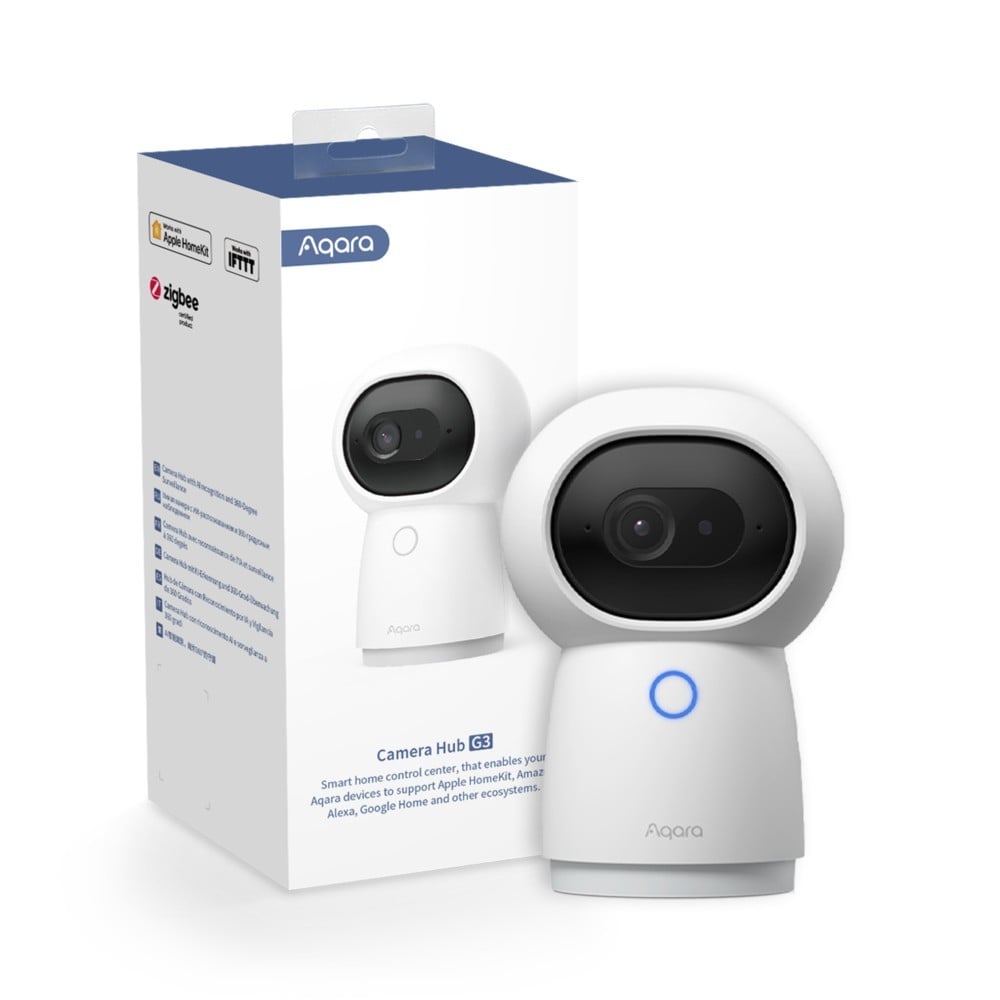 Aqara CH-H03 G3 Camera Hub IP Camera 1296p 360° Dual Band Zigbee 3.0