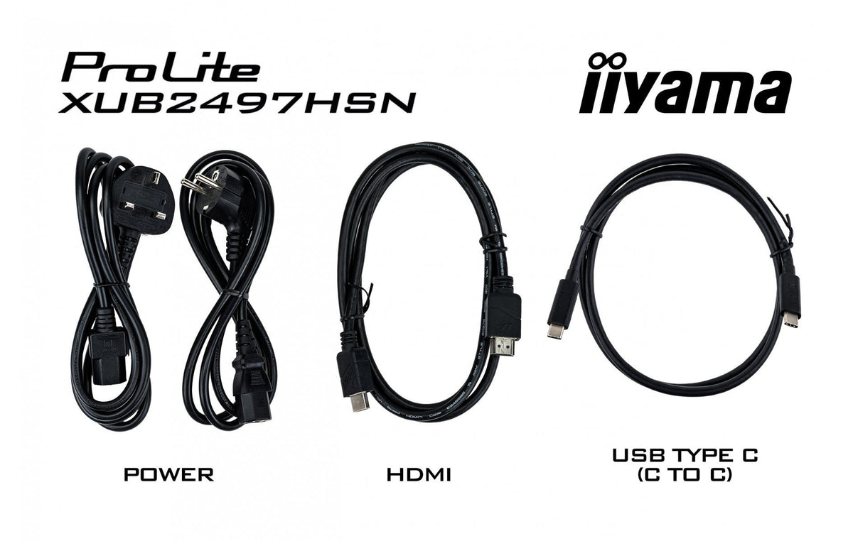 IIYAMA- Ecran bureautique 24" XUB2497HSN-W1 Blanc