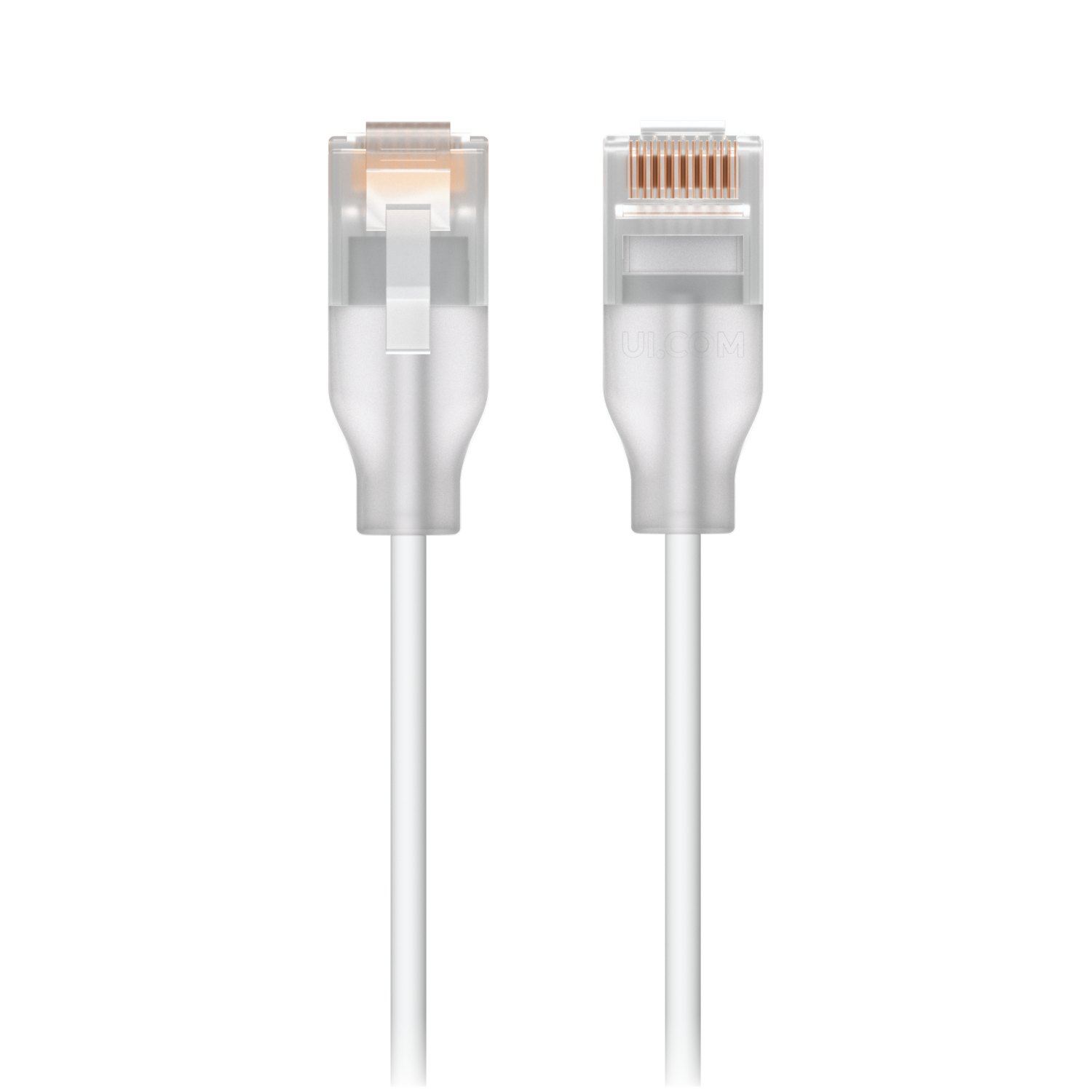 UniFi patch cable with translucent boote