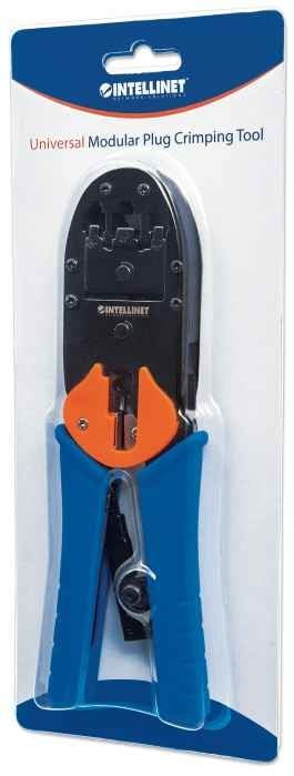 Intellinet 211048 Pince a sertir Noir, Bleu, Orange