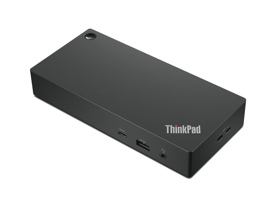 LENOVO ThinkPad Universal USB-C Dock - Station d accueil - USB-C - HDMI 2 x DP - GigE - 90 Watt - ThinkRed