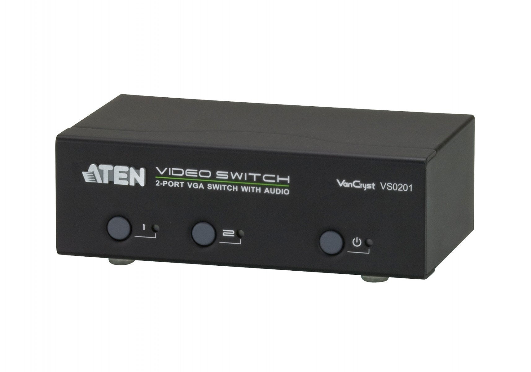 Commutateur 2 PORTS vga + audio+ RS232 aten VS0201 300MHz