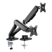 "Techly ICA-LCD 462B Support de double moniteur 17-32"" LCD 9kg rotatif a gaz"