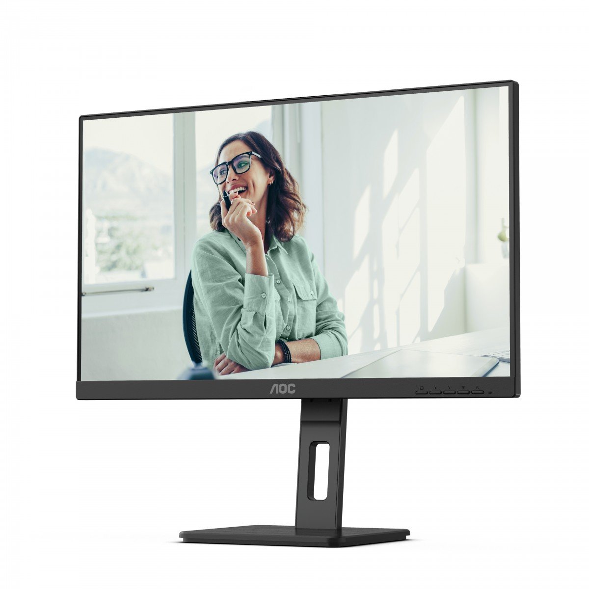 AOC 24P3CV écran LED - 24"- 1920 x 1080 Full HD- @ 75Hz - IPS - 300 cd/m² - 1000:1 - 4ms - HDMI, DP, USB-C - HAS Pivot,haut-parleurs