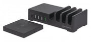 Manhattan 102230 Station de charge Qi Quick 3A USB-C 55W