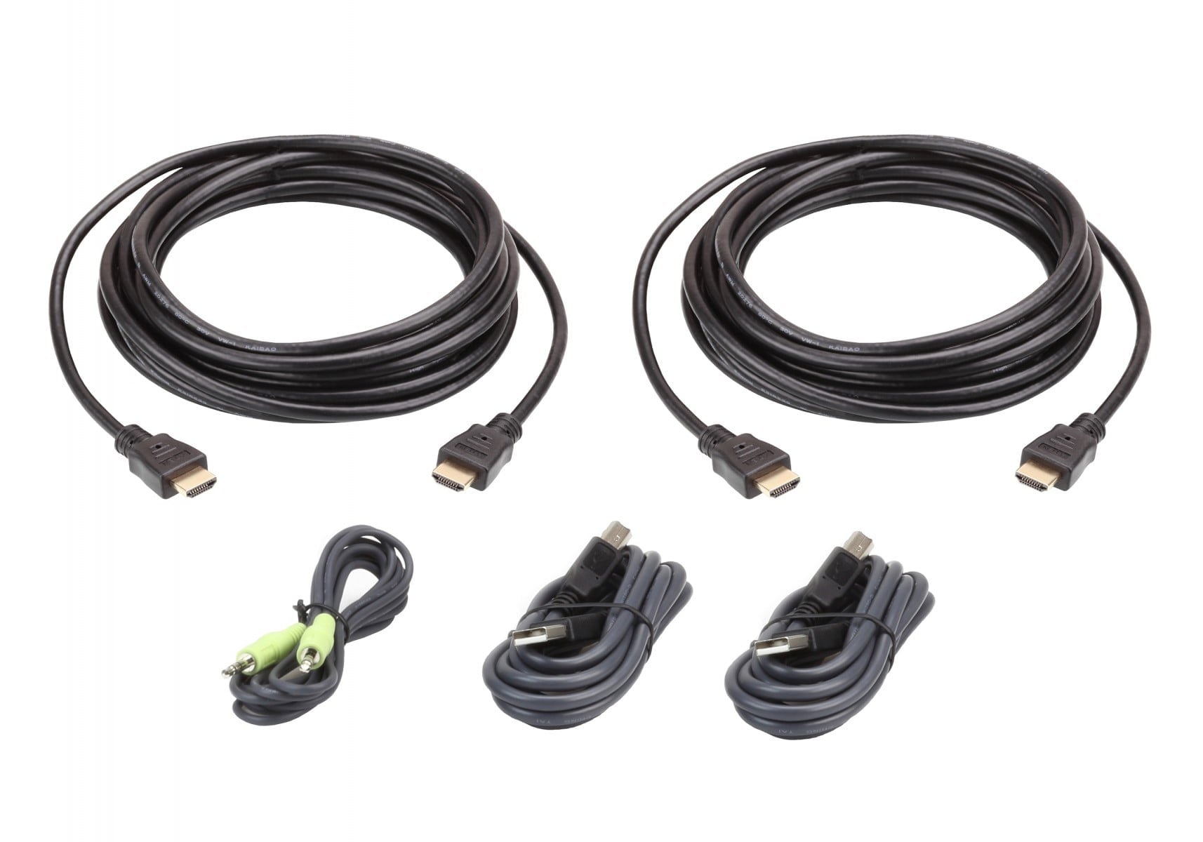 ATEN 2L-7D03UHX5 câble kvm Noir