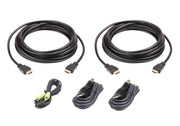 ATEN 2L-7D03UHX5 câble kvm Noir