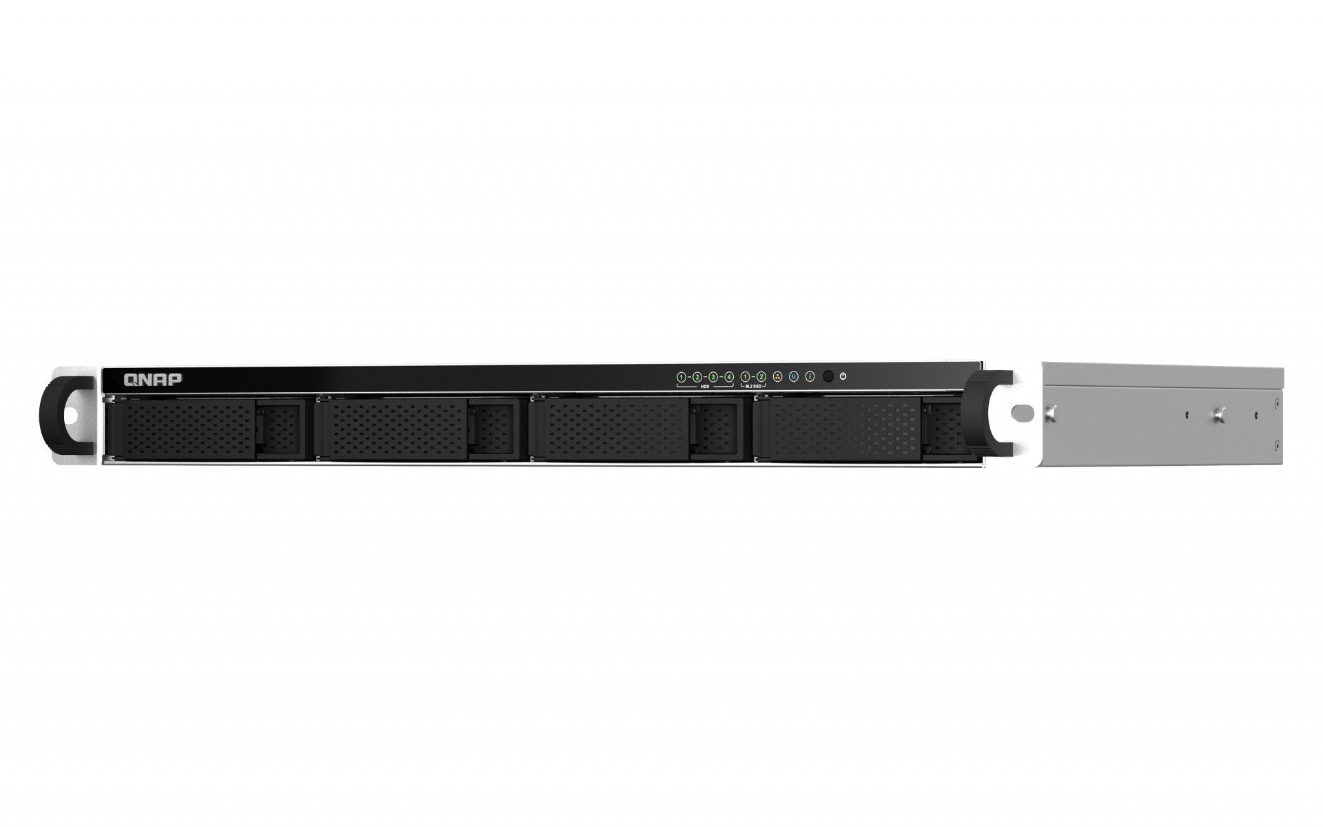 QNAP 4-bay short depth 12p rackmount NAS Intel Celeron N5105/N5095 quad-core