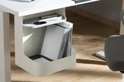 Digitus DA-90444 bac de rangement de bureau Plastique, Acier Blanc