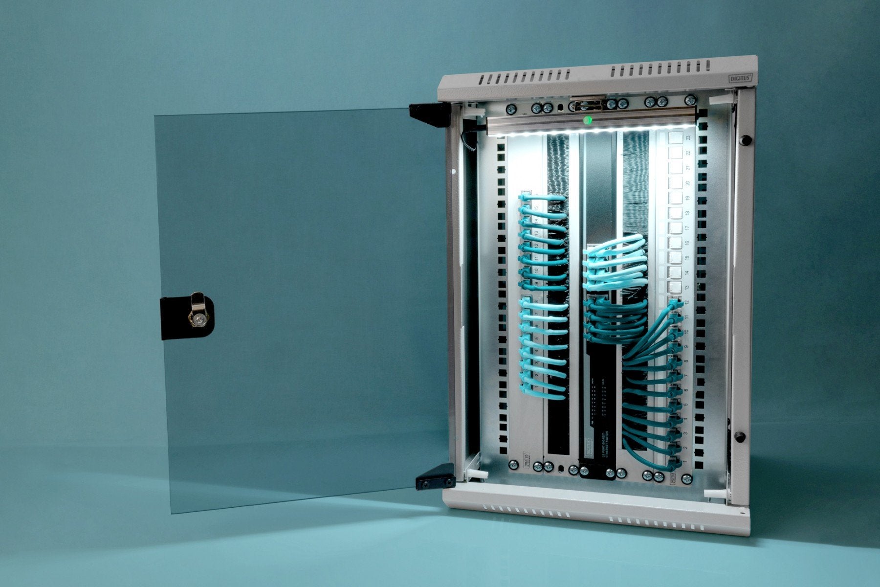 Digitus DN-1019 étagere 10U Rack monté sur le mur Gris
