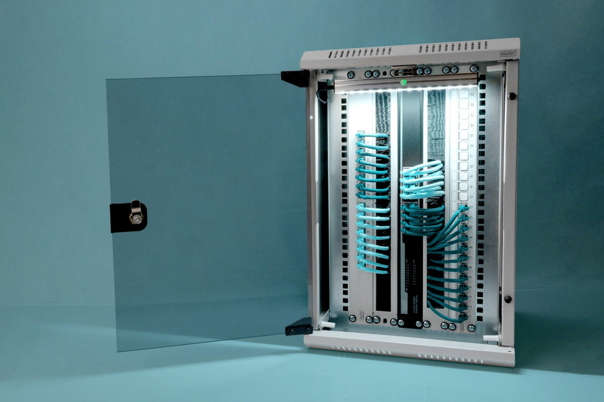 Digitus DN-1019 étagere 10U Rack monté sur le mur Gris