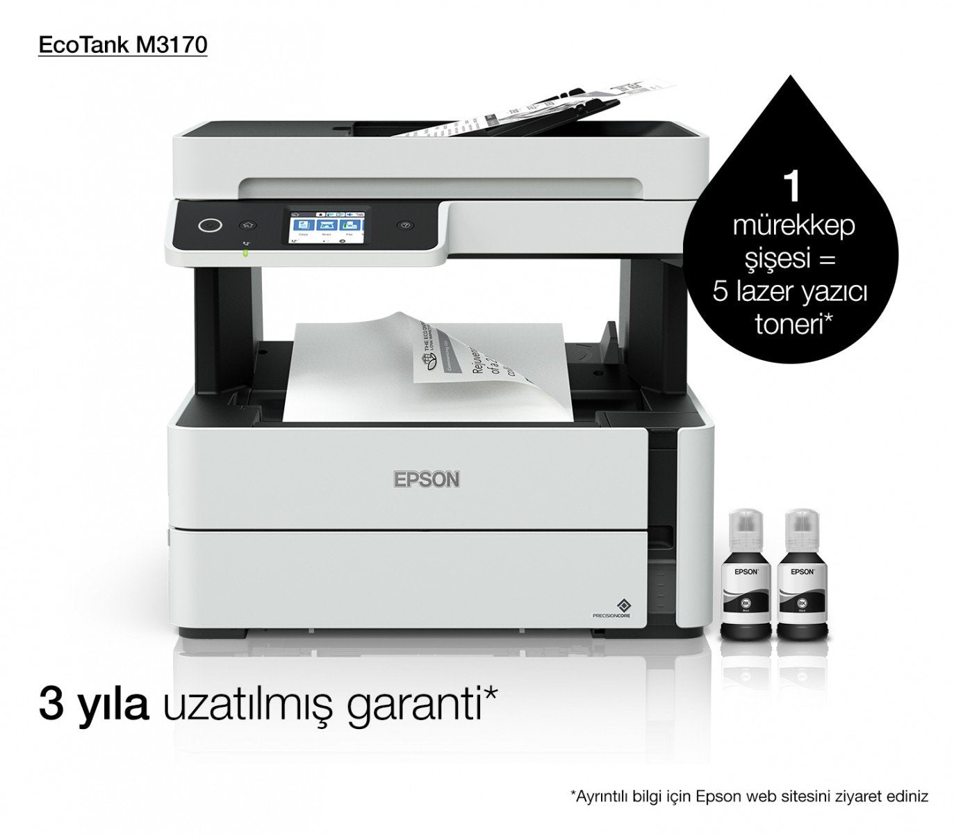 Epson EcoTank M3170 Jet d'encre A4 1200 x 2400 DPI 39 ppm Wifi